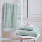 Linge de bain brodé Fleurs de Cottage - Linvosges