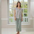 Pyjama court femme Parfum de Glycine - Linvosges
