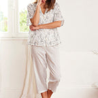 Pyjama court femme Parfum de Glycine - Linvosges