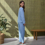 Pyjama femme Nuances de Bleu - Linvosges