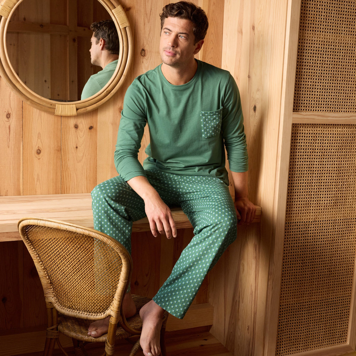 Pyjama homme Au cap ferret - Linvosges