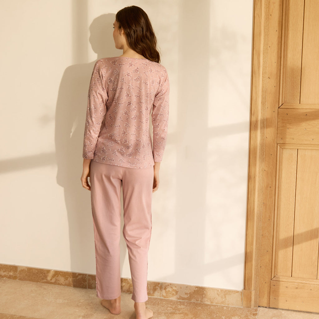 Pyjama imprimé femme Rosée matinale - Linvosges