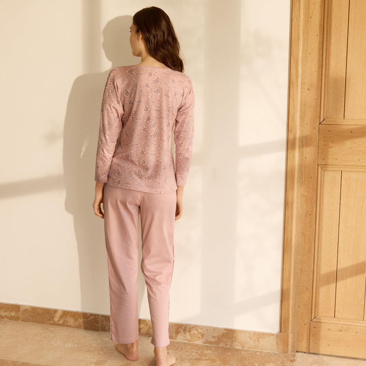 Pyjama imprimé femme Rosée matinale - Linvosges