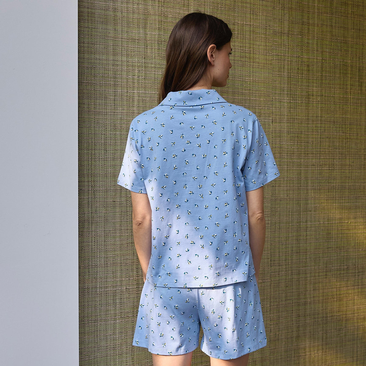 Pyjama short femme Nuances de Bleu - Linvosges