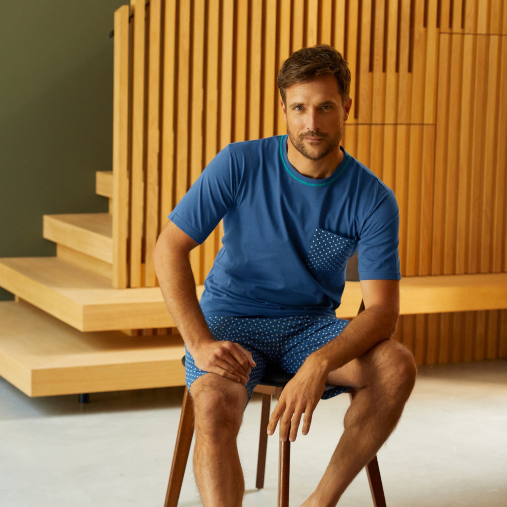 Pyjama-short homme Amsterdam - Linvosges