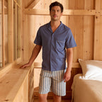 Pyjama short homme En symétrie - Linvosges
