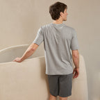 Pyjama short homme Entre gentlemen - Linvosges