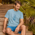 Pyjama-short homme Océan - Linvosges