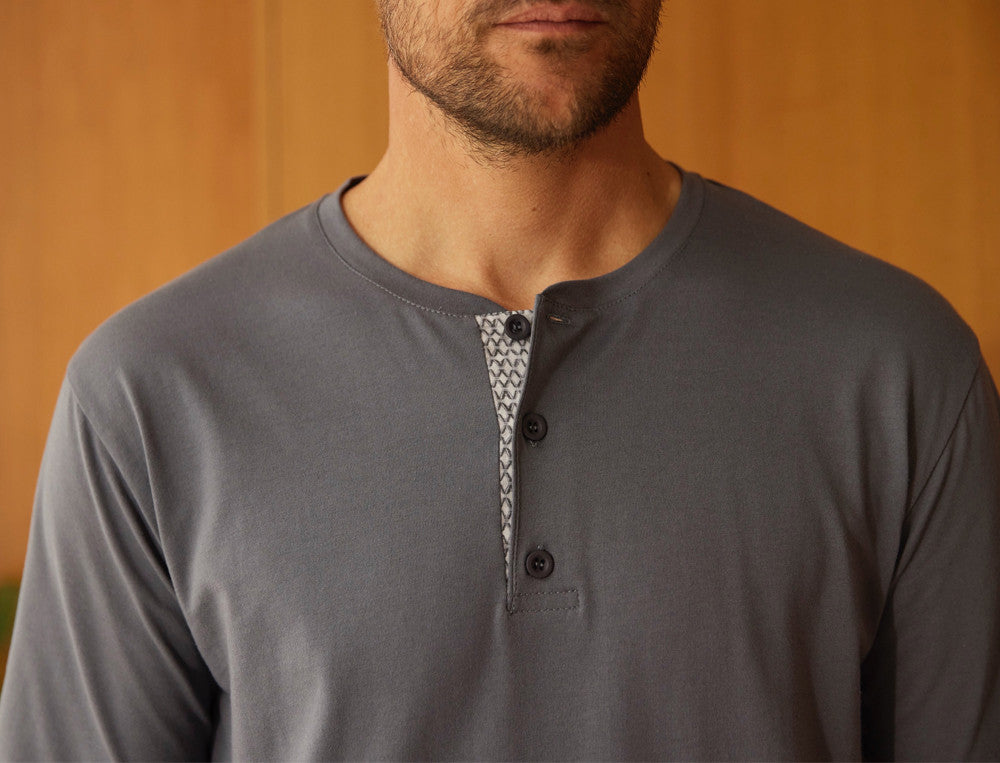Pyjama short homme Ombres portées - Linvosges